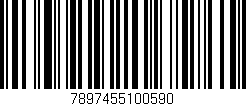 Código de barras (EAN, GTIN, SKU, ISBN): '7897455100590'