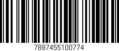 Código de barras (EAN, GTIN, SKU, ISBN): '7897455100774'