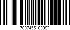 Código de barras (EAN, GTIN, SKU, ISBN): '7897455100897'