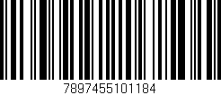 Código de barras (EAN, GTIN, SKU, ISBN): '7897455101184'