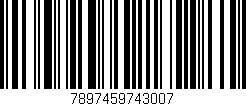 Código de barras (EAN, GTIN, SKU, ISBN): '7897459743007'