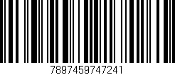 Código de barras (EAN, GTIN, SKU, ISBN): '7897459747241'