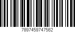 Código de barras (EAN, GTIN, SKU, ISBN): '7897459747562'