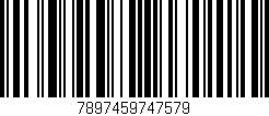 Código de barras (EAN, GTIN, SKU, ISBN): '7897459747579'