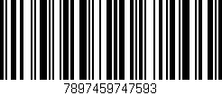 Código de barras (EAN, GTIN, SKU, ISBN): '7897459747593'