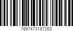 Código de barras (EAN, GTIN, SKU, ISBN): '7897473187283'
