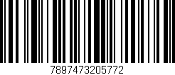 Código de barras (EAN, GTIN, SKU, ISBN): '7897473205772'