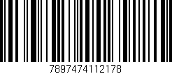 Código de barras (EAN, GTIN, SKU, ISBN): '7897474112178'