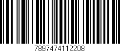 Código de barras (EAN, GTIN, SKU, ISBN): '7897474112208'