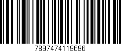 Código de barras (EAN, GTIN, SKU, ISBN): '7897474119696'