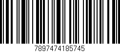 Código de barras (EAN, GTIN, SKU, ISBN): '7897474185745'