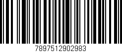 Código de barras (EAN, GTIN, SKU, ISBN): '7897512902983'