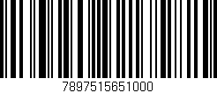 Código de barras (EAN, GTIN, SKU, ISBN): '7897515651000'