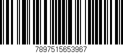 Código de barras (EAN, GTIN, SKU, ISBN): '7897515653967'