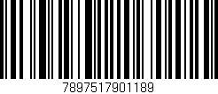 Código de barras (EAN, GTIN, SKU, ISBN): '7897517901189'