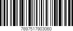 Código de barras (EAN, GTIN, SKU, ISBN): '7897517903060'