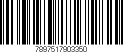 Código de barras (EAN, GTIN, SKU, ISBN): '7897517903350'