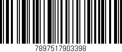 Código de barras (EAN, GTIN, SKU, ISBN): '7897517903398'