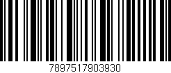 Código de barras (EAN, GTIN, SKU, ISBN): '7897517903930'