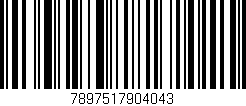 Código de barras (EAN, GTIN, SKU, ISBN): '7897517904043'