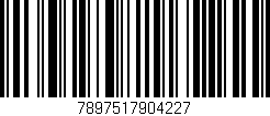 Código de barras (EAN, GTIN, SKU, ISBN): '7897517904227'