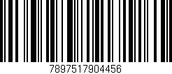Código de barras (EAN, GTIN, SKU, ISBN): '7897517904456'