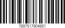 Código de barras (EAN, GTIN, SKU, ISBN): '7897517904661'