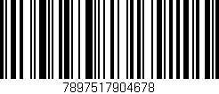 Código de barras (EAN, GTIN, SKU, ISBN): '7897517904678'