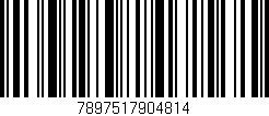 Código de barras (EAN, GTIN, SKU, ISBN): '7897517904814'