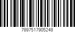 Código de barras (EAN, GTIN, SKU, ISBN): '7897517905248'