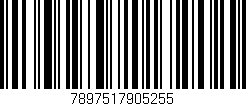 Código de barras (EAN, GTIN, SKU, ISBN): '7897517905255'