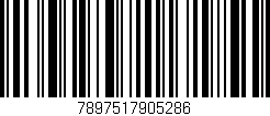 Código de barras (EAN, GTIN, SKU, ISBN): '7897517905286'