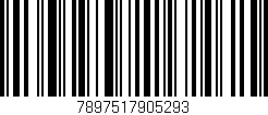 Código de barras (EAN, GTIN, SKU, ISBN): '7897517905293'