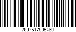 Código de barras (EAN, GTIN, SKU, ISBN): '7897517905460'