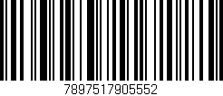 Código de barras (EAN, GTIN, SKU, ISBN): '7897517905552'
