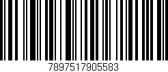 Código de barras (EAN, GTIN, SKU, ISBN): '7897517905583'