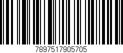 Código de barras (EAN, GTIN, SKU, ISBN): '7897517905705'