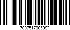 Código de barras (EAN, GTIN, SKU, ISBN): '7897517905897'