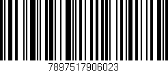 Código de barras (EAN, GTIN, SKU, ISBN): '7897517906023'