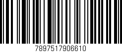 Código de barras (EAN, GTIN, SKU, ISBN): '7897517906610'