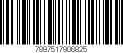 Código de barras (EAN, GTIN, SKU, ISBN): '7897517906825'