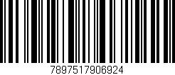 Código de barras (EAN, GTIN, SKU, ISBN): '7897517906924'