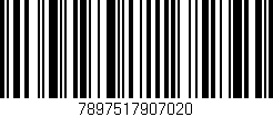 Código de barras (EAN, GTIN, SKU, ISBN): '7897517907020'