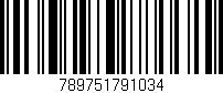 Código de barras (EAN, GTIN, SKU, ISBN): '789751791034'
