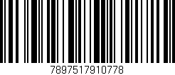 Código de barras (EAN, GTIN, SKU, ISBN): '7897517910778'