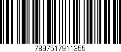 Código de barras (EAN, GTIN, SKU, ISBN): '7897517911355'