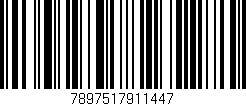 Código de barras (EAN, GTIN, SKU, ISBN): '7897517911447'