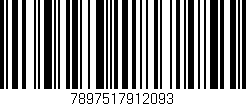 Código de barras (EAN, GTIN, SKU, ISBN): '7897517912093'