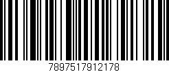 Código de barras (EAN, GTIN, SKU, ISBN): '7897517912178'