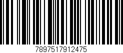 Código de barras (EAN, GTIN, SKU, ISBN): '7897517912475'